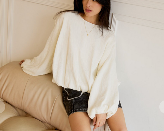 SEL BRIAR BLOUSE OWHT