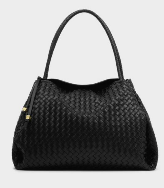 KL NOVA LRG SHLDR BAG BLK