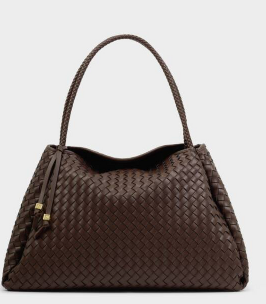 KL NOVA LRG SHLDR BAG CHOC