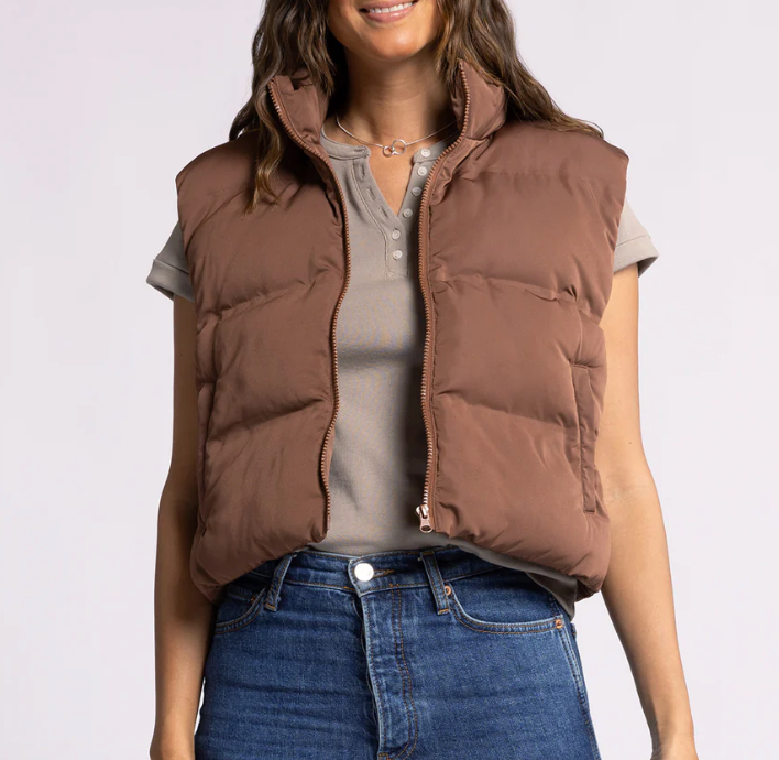 TS ISSEY VEST CHOC