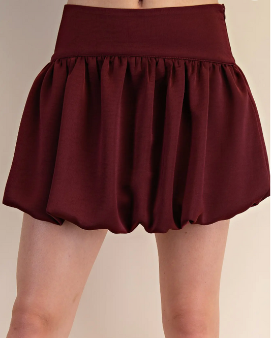 GL BURGUNDY BROOKE SKRT