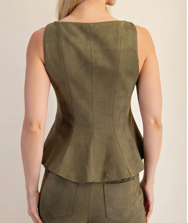GL OLIVE ANISTON TOP