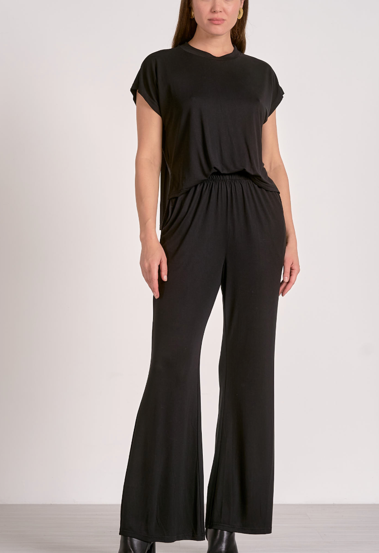 LE ALLIE BLK JUMPSUIT