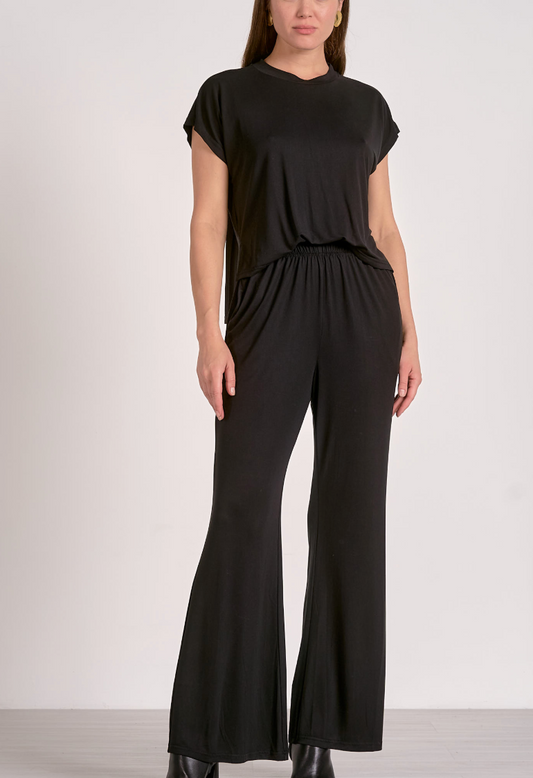 LE ALLIE BLK JUMPSUIT