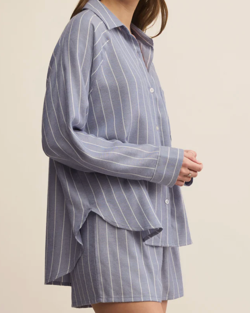 SZ RIVER PLAID BUTTON UP