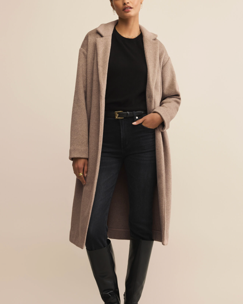 SZ MASON LUXE COAT SMOKEY