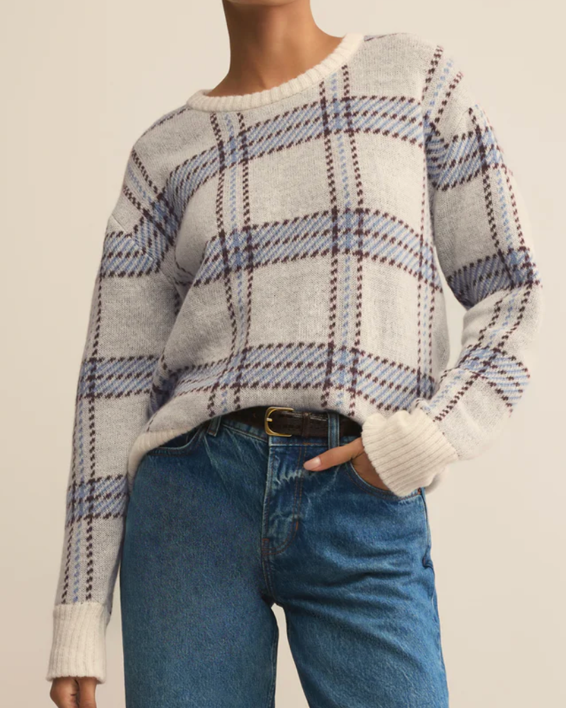 SZ JUNCTION PLAID SWTR