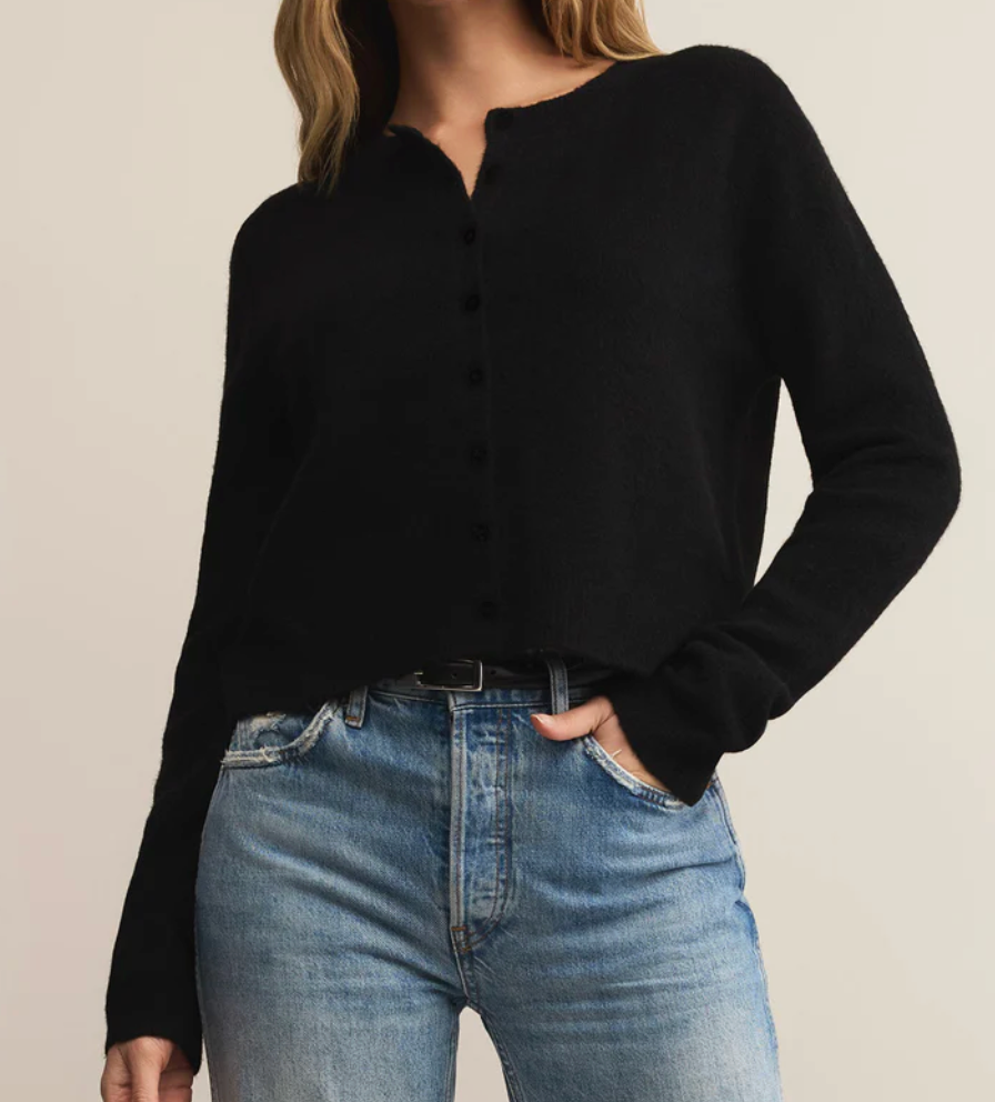 SZ MEDINA BLK CARDI