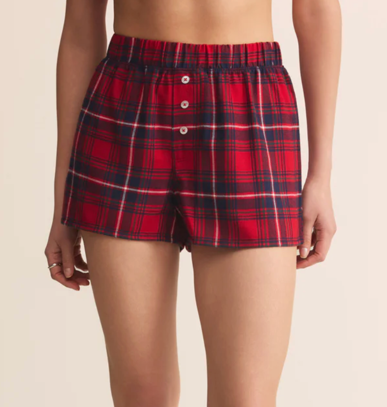 SZ BOYFRIEND BOXER PLAID