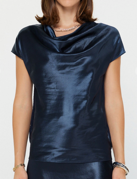 AC MARCI NAVY BLOUSE