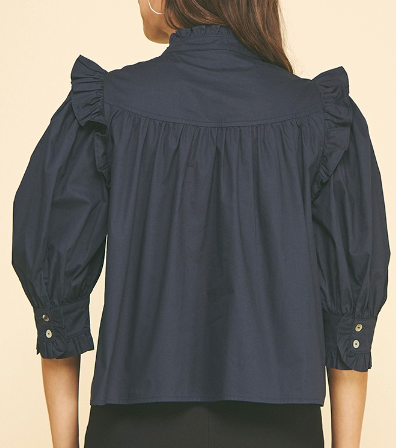 IP KAT NAVY BLOUSE