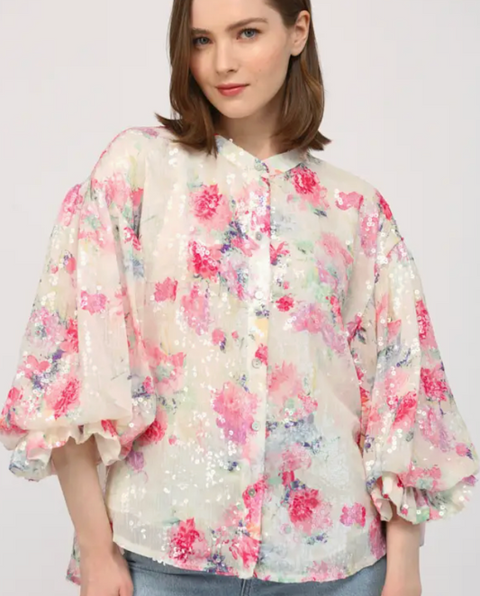 FT KATE FLORAL BLOUSE