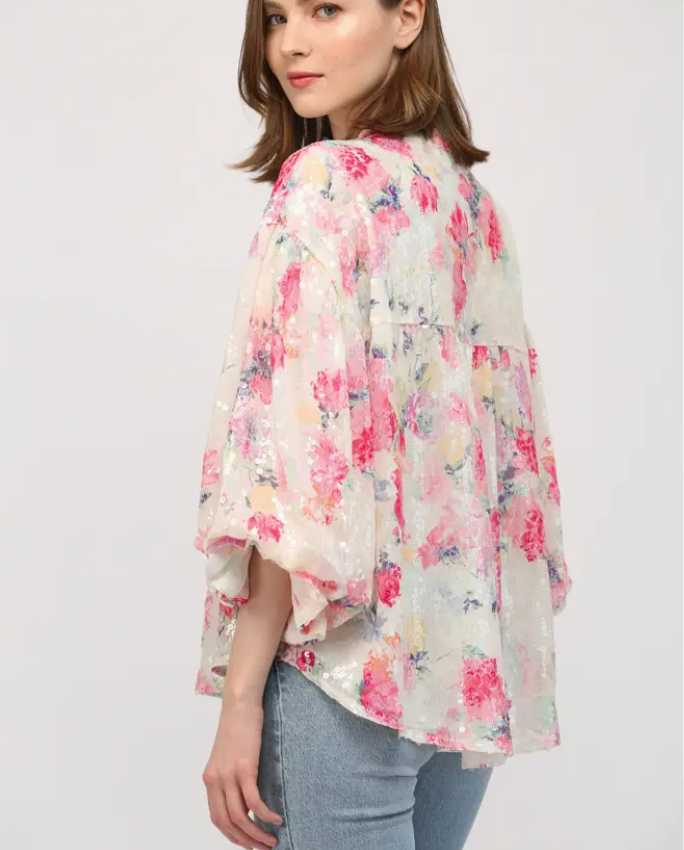 FT KATE FLORAL BLOUSE