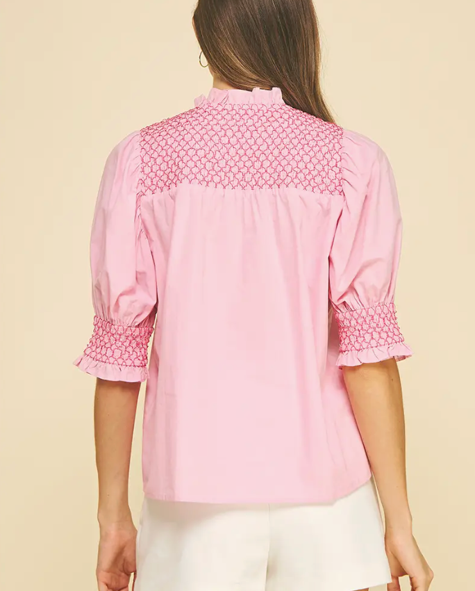 IP ROSIE SMOCK BLOUSE