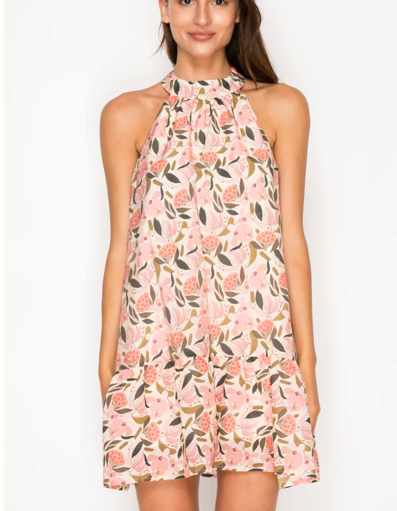 MS HALLIE FLORAL DRESS