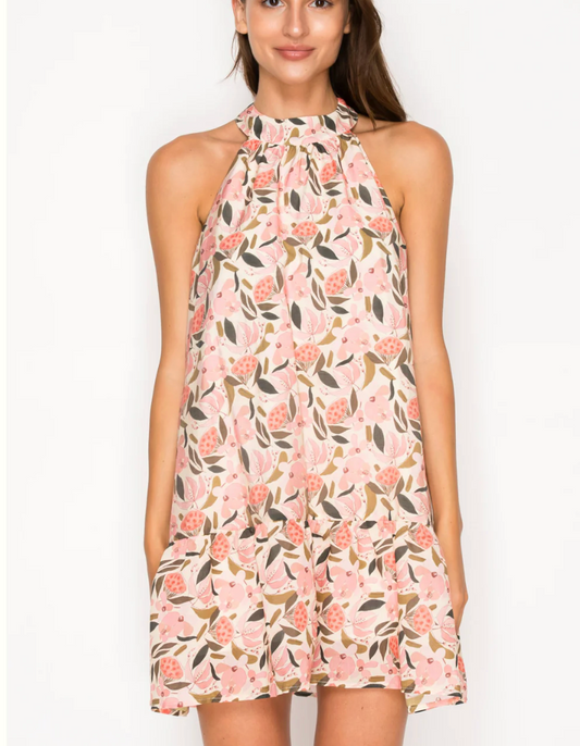 MS HALLIE FLORAL DRESS