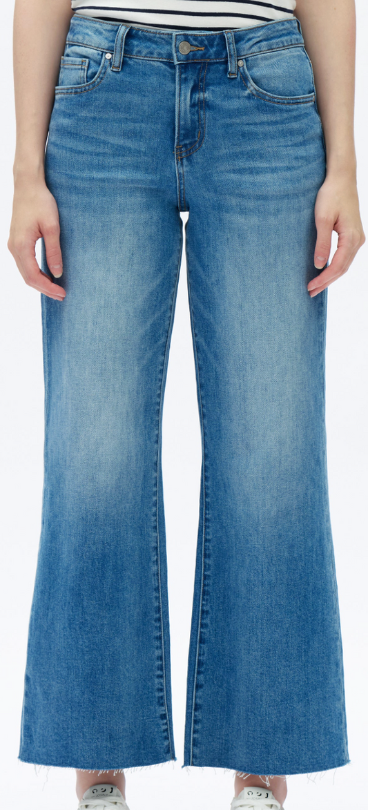 BY HIGH RISE WIDE LEG BLUE