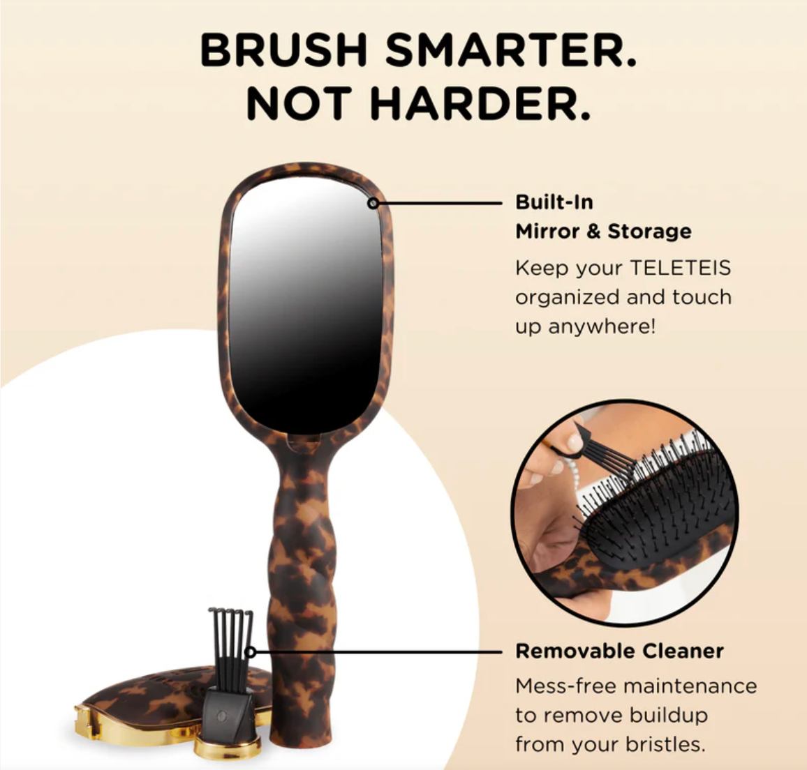 TT DETANGLER HAIRBRUSH TAN