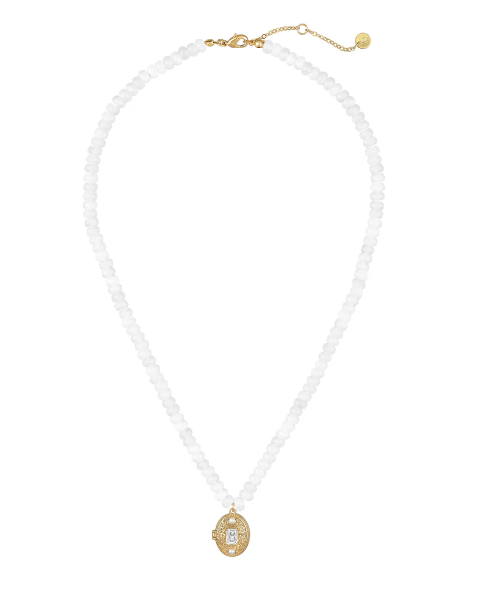 KD ELISE GEMSTONE NCKLCE