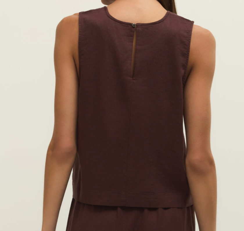 SZ SLOANE LINEN TOP