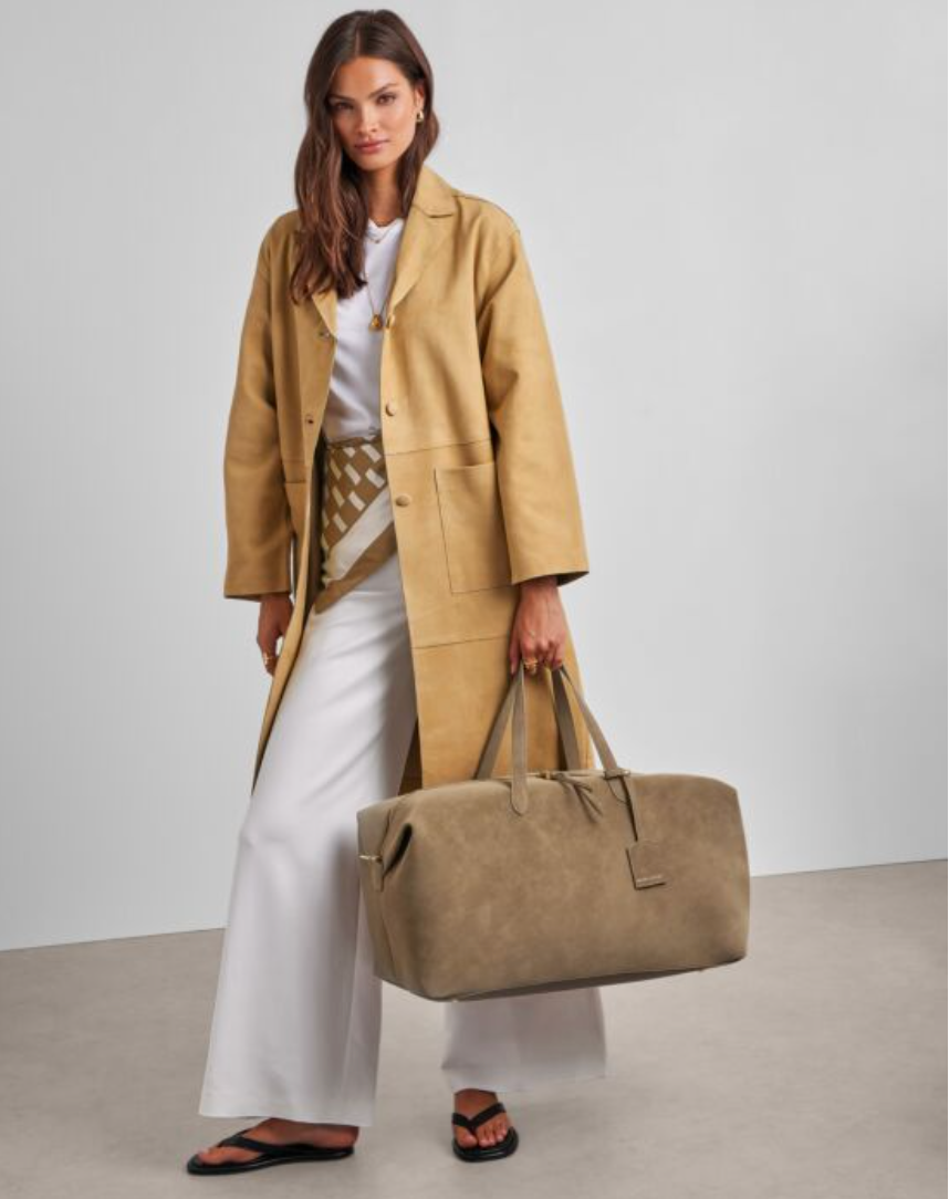 KL SOHO WEEKENDER TAUPE SUEDETTE