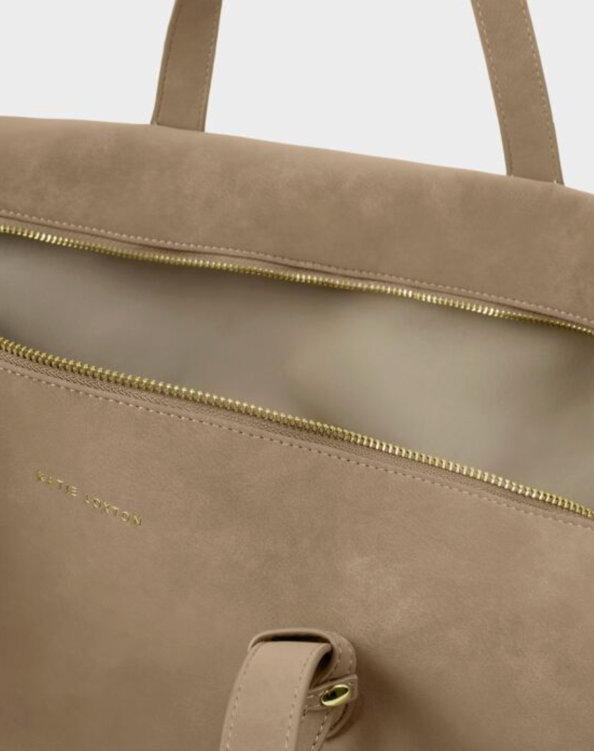 KL SOHO WEEKENDER TAUPE SUEDETTE