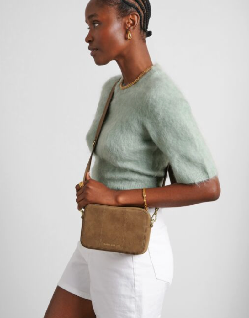 KL AVERY CROSSBODY CARAMEL QUILT