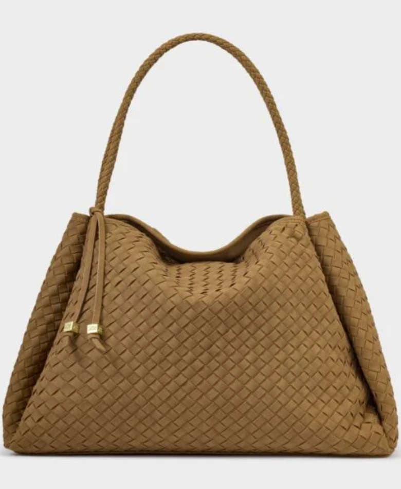 KL NOVA LARGE CARAMEL SUEDETTE