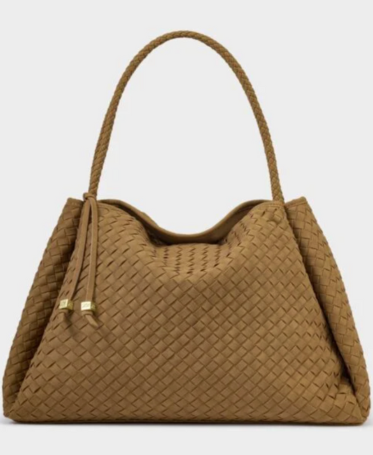 KL NOVA LARGE CARAMEL SUEDETTE