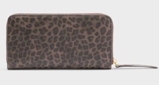 KL LEOPARD WALLET
