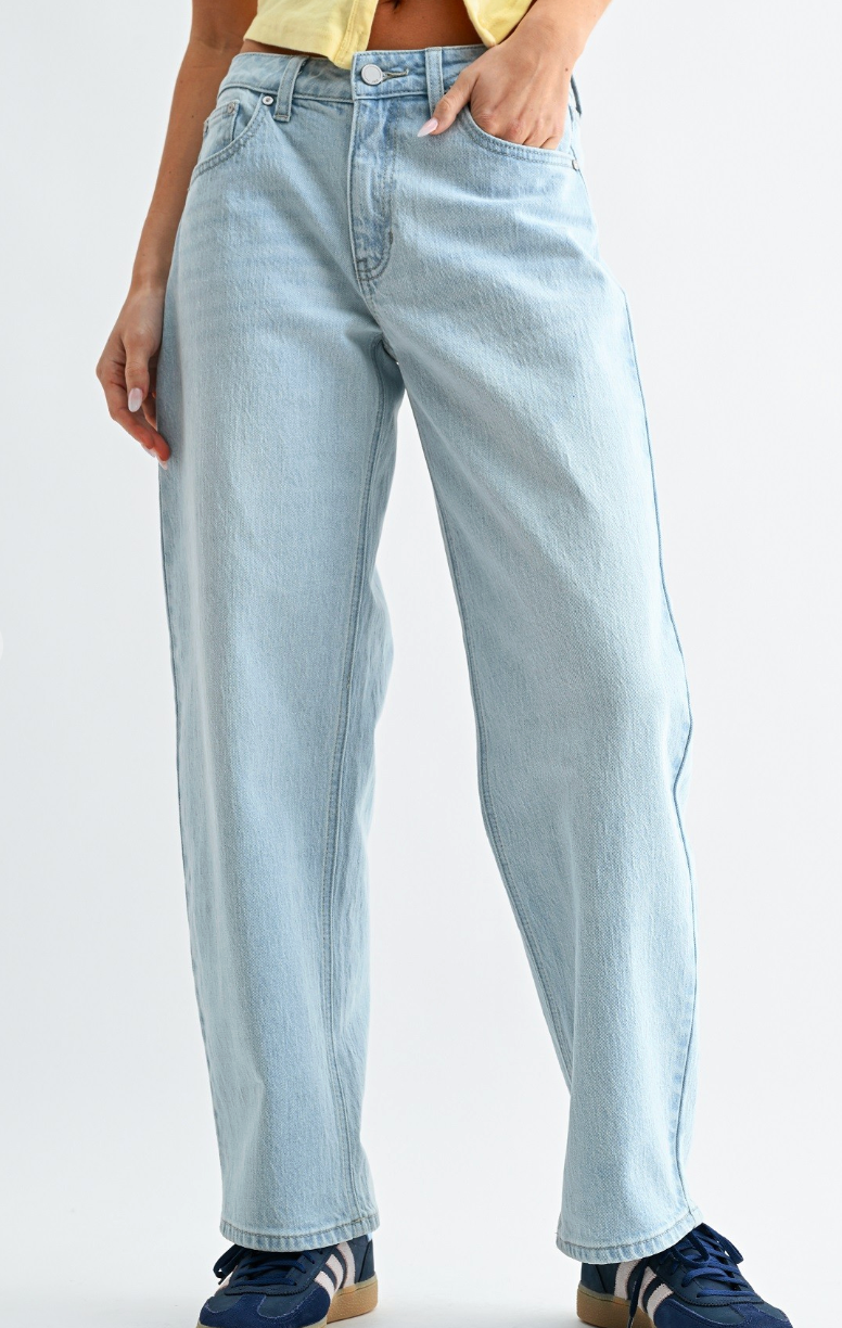 JB BABY BARREL LT DENIM