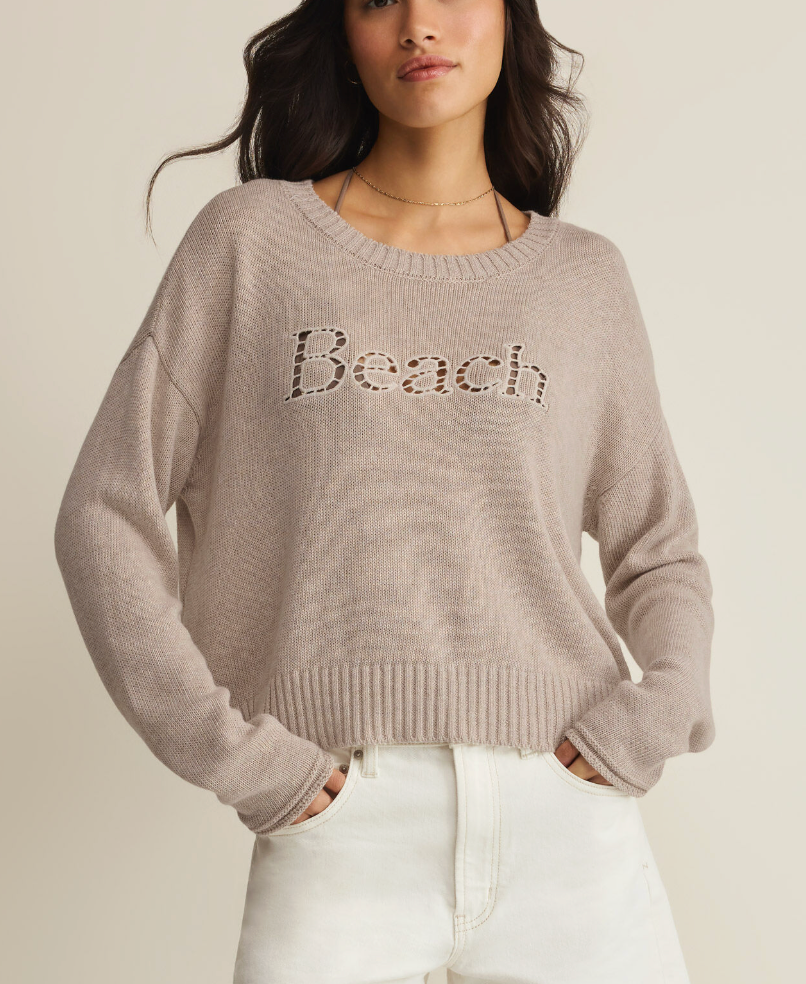 SZ BEACH EMB SWTR