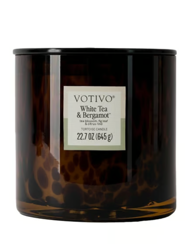 WHITE TEA & BERGAMOT TORTOISE CANDLE