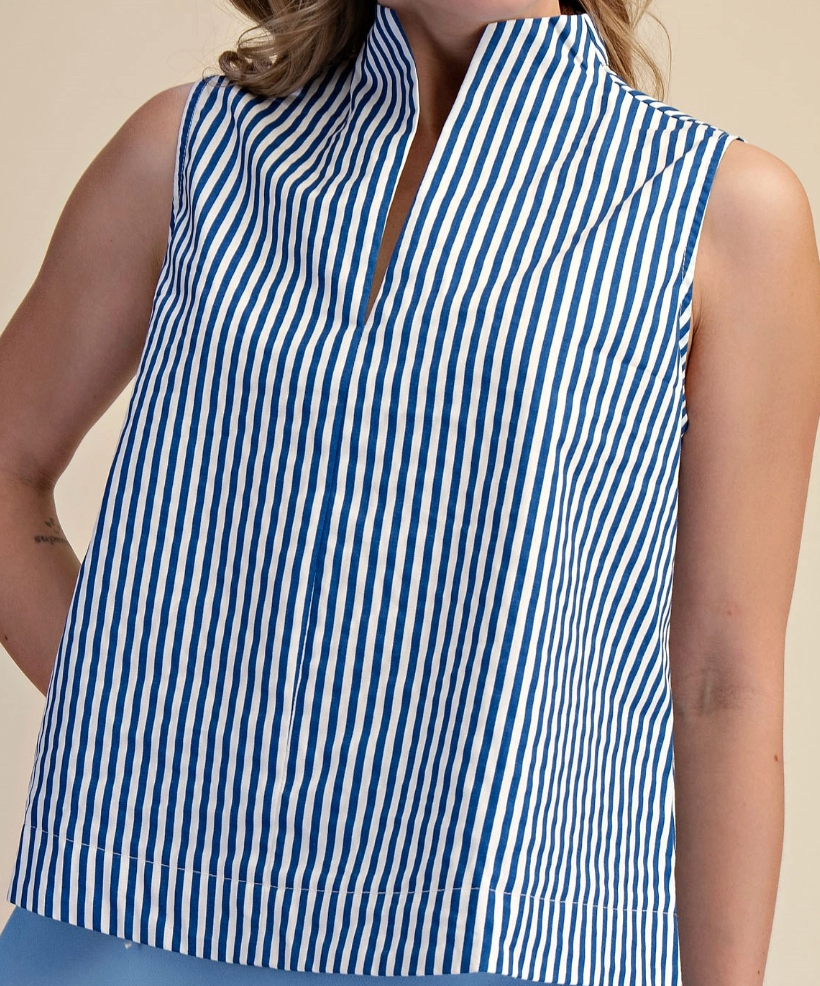 GL BLU STRIPED TYLER TOP