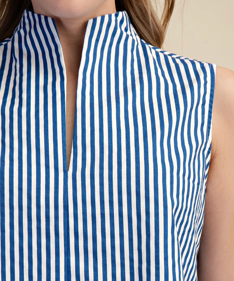 GL BLU STRIPED TYLER TOP
