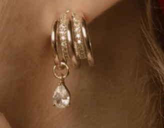 KD KAIA TRIPPLE DROP EARRING