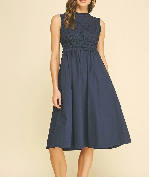 IP INK MIDI DRESS