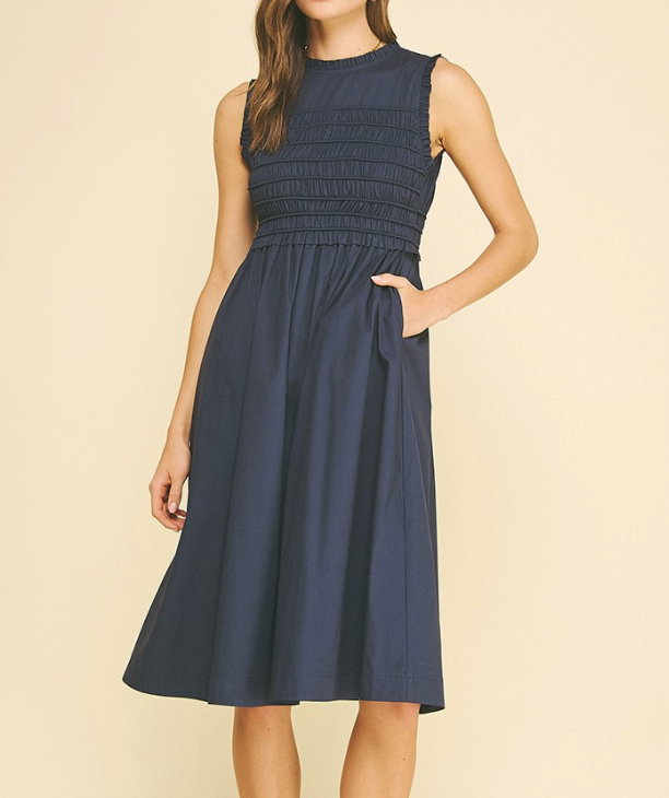 IP INK MIDI DRESS