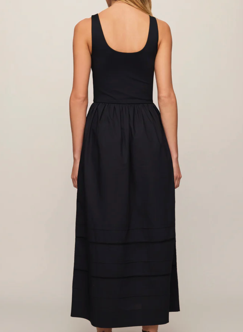 SZ JOHANNA MIDI DRS BLK
