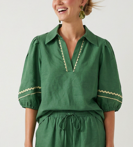 NZ GREEN AUTUMN TOP