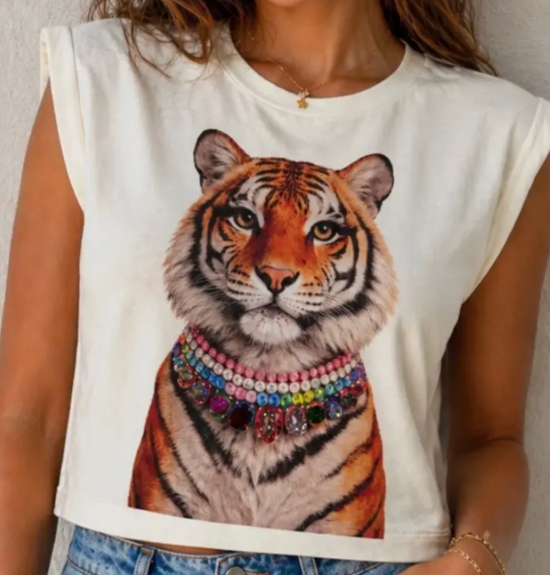 BG BLING TIGER JEWELED