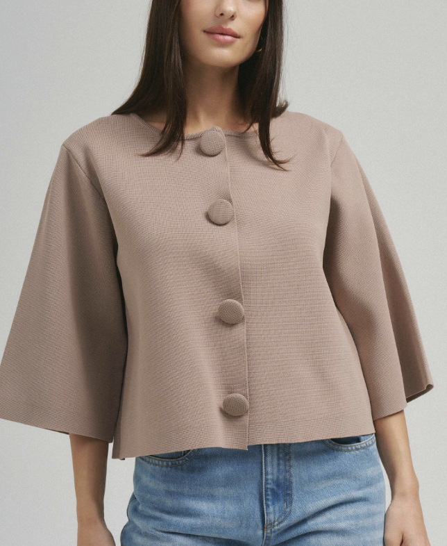 AB KAYLN BUTTON CARDIGAN