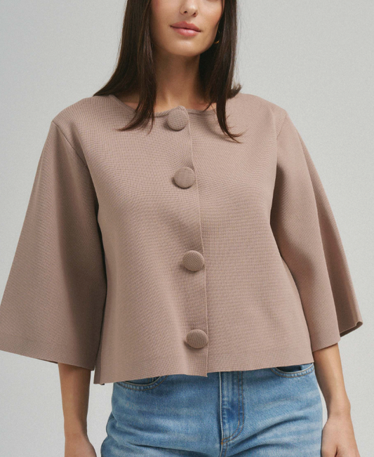AB KAYLN BUTTON CARDIGAN