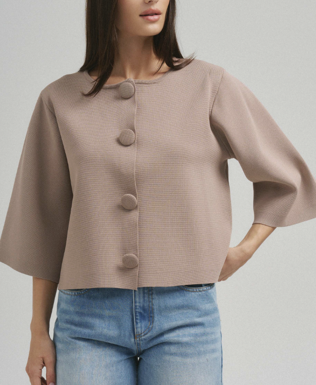 AB KAYLN BUTTON CARDIGAN