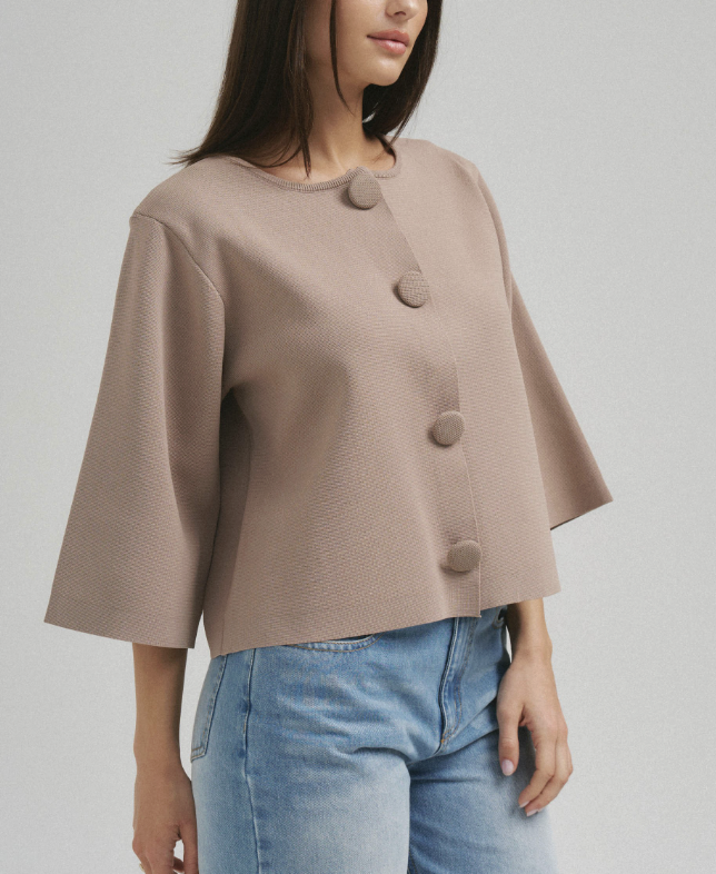 AB KAYLN BUTTON CARDIGAN