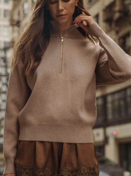 MB MOCHA ZIP UP