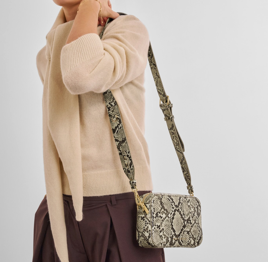 KL AVERY CROSSBODY SNAKE