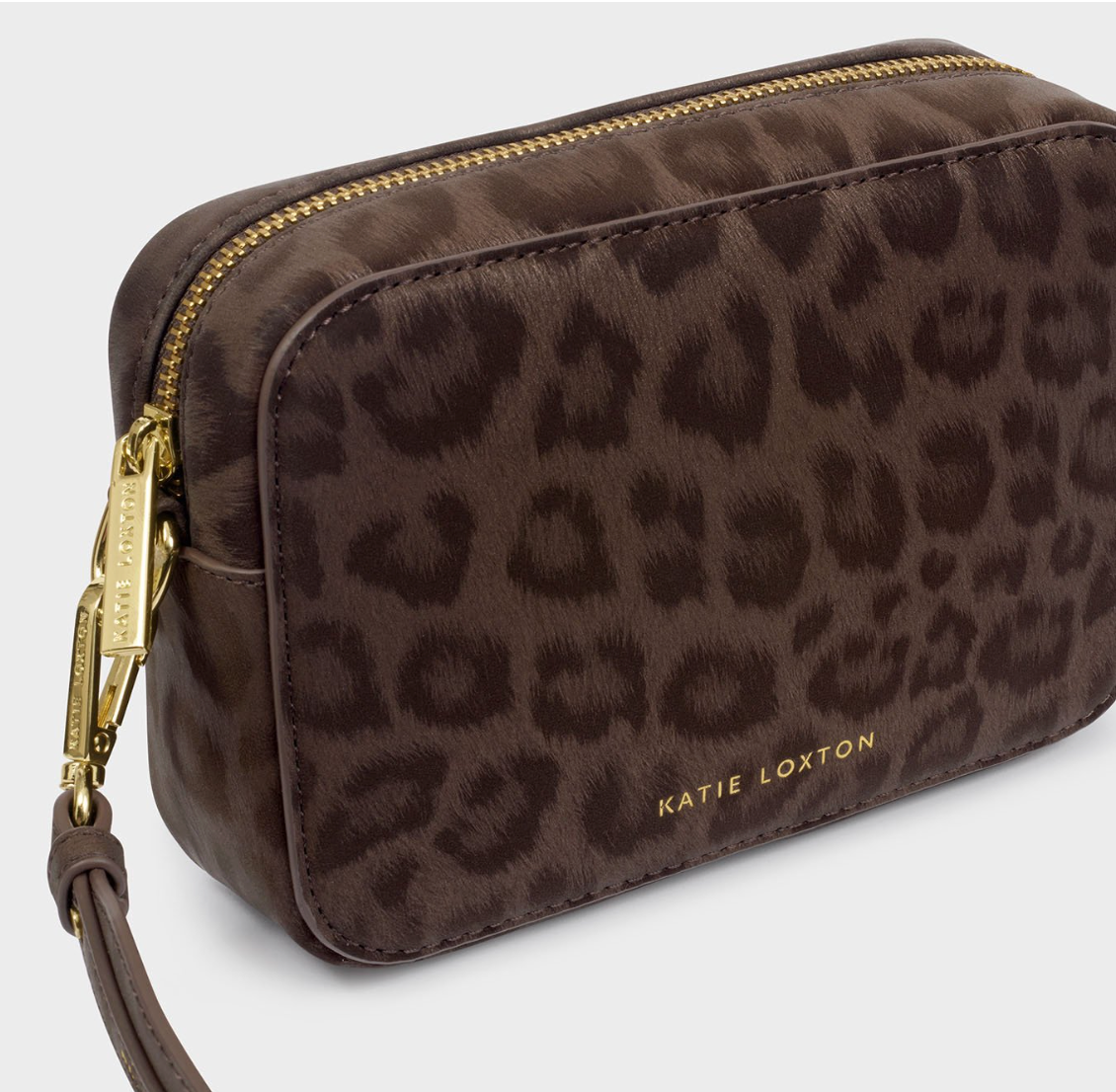 KL AVERY CROSSBODY CHOC LEOP