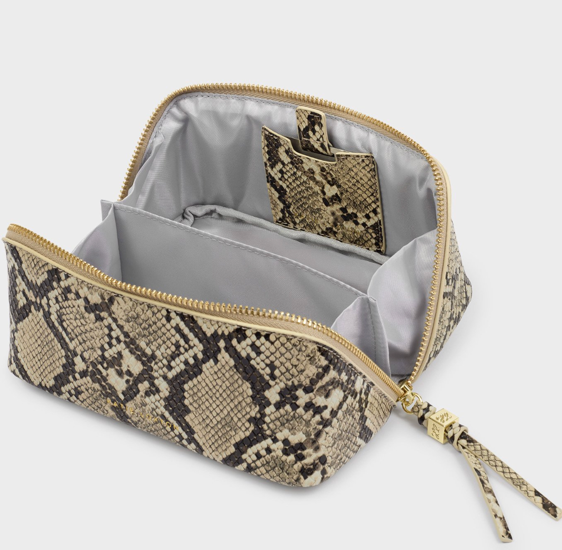 KL FOLD OUT MAKEUP BAG SNAKE