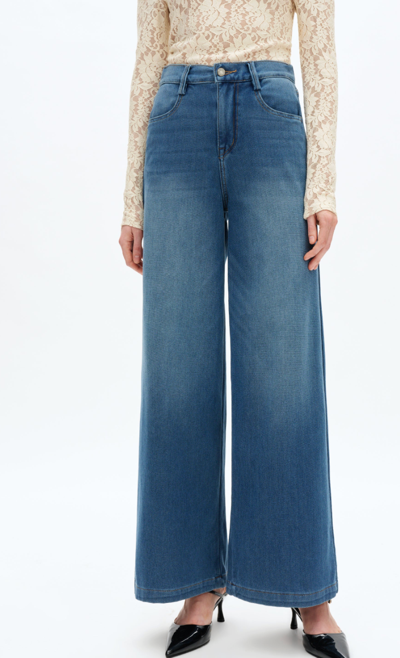 BY STRETCH WIDE LEG